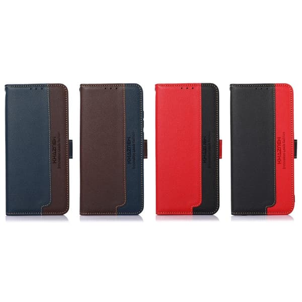 Samsung Galaxy S22+ RFID Blocking KHAZNEH Phone Cover  - Black/Red