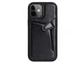 Pikkukuva 2 / 5: Nillkin Nillkin Nillkin Aoge Leather Case joustava panssaroitu aitoa nahkaa kotelo tasku iPhone 12 mini musta
