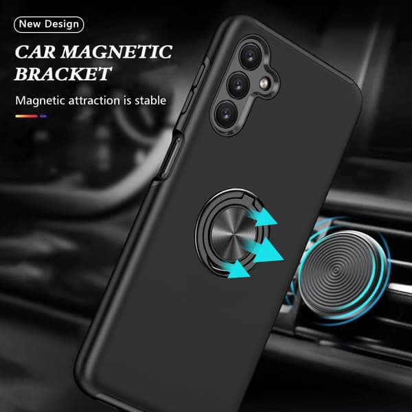 Samsung Galaxy A13 5G/A04s 4GFinger Ringstativ (indbygget metalplade) Taske