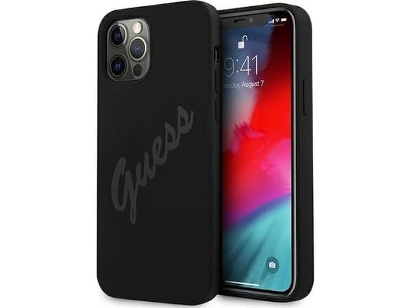 Guess Etui Guess GUHCP12LLSVSBK Apple iPhone 12 Pro Max czarny/black hardcase Script Vintage