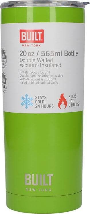 BUILT Vacuum Insulated Tumbler - Tyhjiöeristetty teräs lämpömuki 600 ml (vihreä)