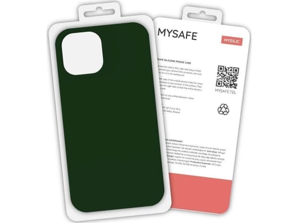 Mysafe MYSAFE SILIKON ETUI IPHONE 13 MINI MÖRKGRÖNT SKAL