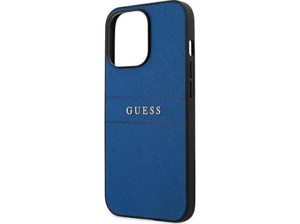 Guess case for iPhone 13 Pro / 13 6,1&amp;#039;&amp;#039; GUHCP13LPSASBBL blue Saffiano Strap