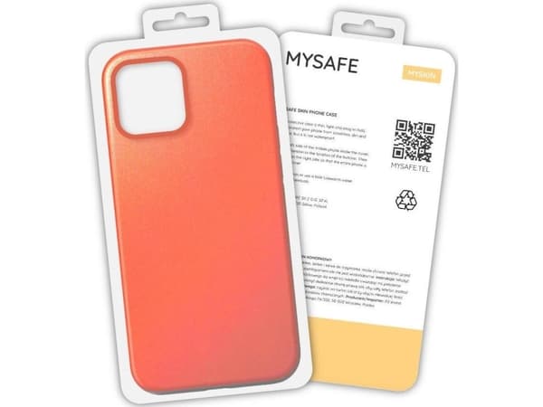 Mysafe MYSAFE EKSKE SKIN IPHONE 12 / 12 PRO ORANGE BOX