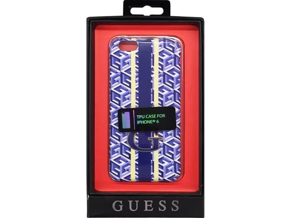 GUESS GUHCP6GCUBL, Omslag, Apple, iPhone 6/6S, Multifärg