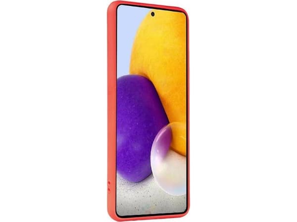 Crong Crong Color Cover - Protective Case for Samsung Galaxy A72 (red)