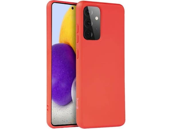 Crong Crong Color Cover - Protective Case for Samsung Galaxy A72 (red)