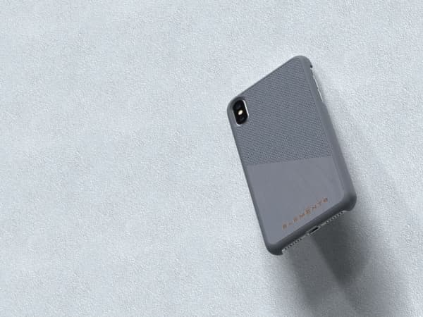 Nordic Elements Nordic Elements Original Hel - Fodral till Iphone Xs Max med äkta lönnträ (mellangrå)