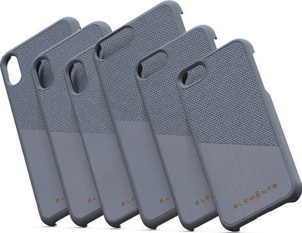 Elements Hel - Matkapuhelimen takakuori - tekstiili, polykarbonaatti, vaahterapuu - elinvoimainen - Apple iPhone XR:lle