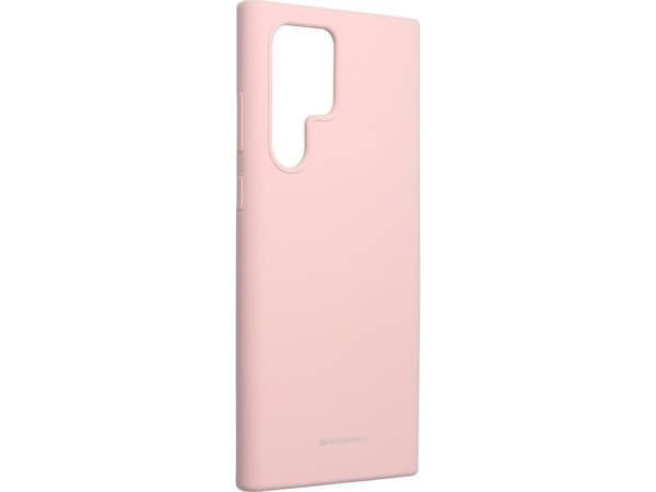 Partner Tele.com Futerał Mercury Silicone do SAMSUNG S22 ULTRA różowy