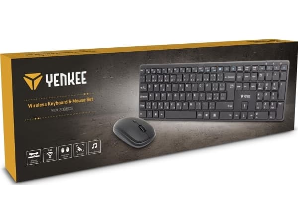 YKM 2008CS Tibe wireless keyboard + mouse set