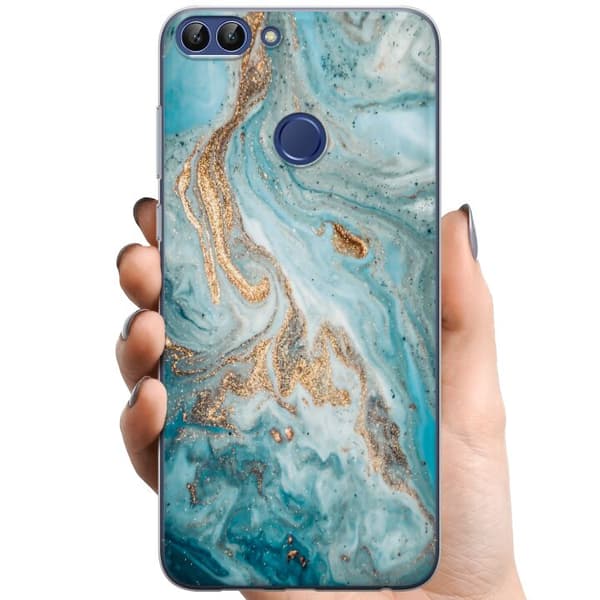 Huawei P smart TPU Mobilcover Magisk Marmor