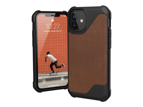 Urban Armor Gear Metropolis LT Series, Suojus, Apple, iPhone 12 Mini, 13,7 cm (5.4"), Ruskea