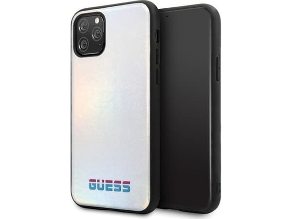 Guess Guess GUHCN58BLD iPhone 11 Pro srebrny /silver hard case Iridescent
