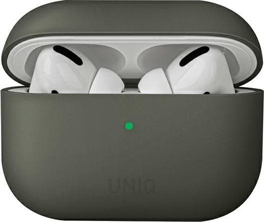 Uniq UNIQ UNIQ fodral Lino AirPods Pro Silikon grå/grå moss