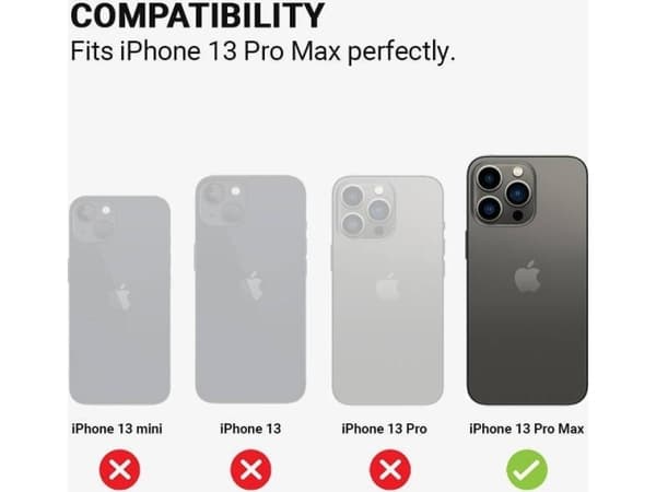 Crong CRG-COLR-IP1367-LBLU, Etui, Apple, Iphone 13 Pro Max, 17 cm (6.68"), Grønn