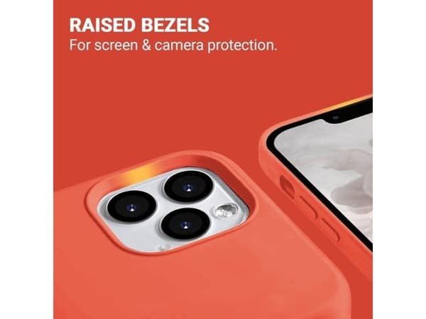 Crong Color Cover - Etui iPhone 13 (koralowy), Omslag, Apple, iPhone 13, 15,5 cm (6.1"), Röd