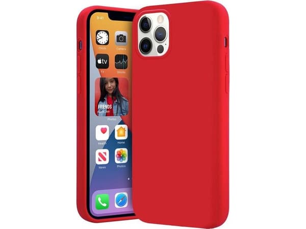 Crong Crong Color Cover - Protective Case for iPhone 12 Pro Max (red)