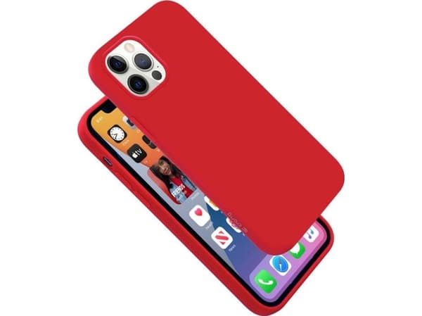 Crong Crong Color Cover - Protective Case for iPhone 12 Pro Max (red)