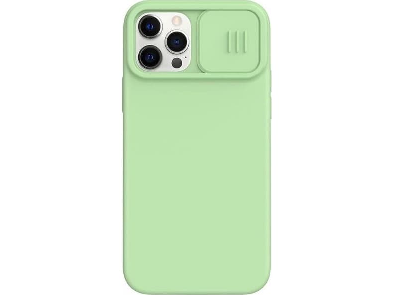 Nillkin Nillkin CamShield Silky Magnetic - Case for Apple iPhone 12/12 Pro with camera cover (Matcha Green)