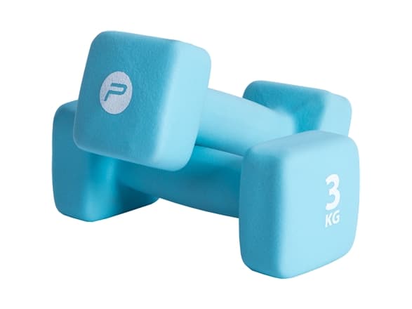 Pure2improve vikter set, blå, neopren, 2x3kg