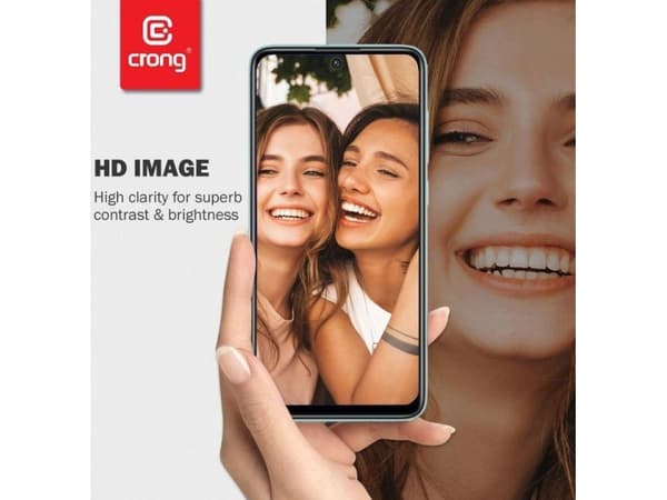 Crong 7D Nano Flexible Glass - murtumaton 9H hybridi lasi koko Samsung Galaxy S21 näytölle