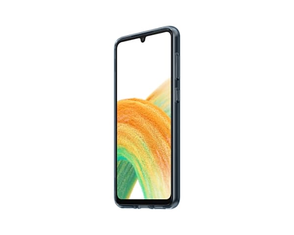 Samsung EF-XA336 - Baksidedeksel for mobiltelefon - polykarbonat, termoplast-polyuretan (TPU) - mørk grå - for Galaxy A33 5G