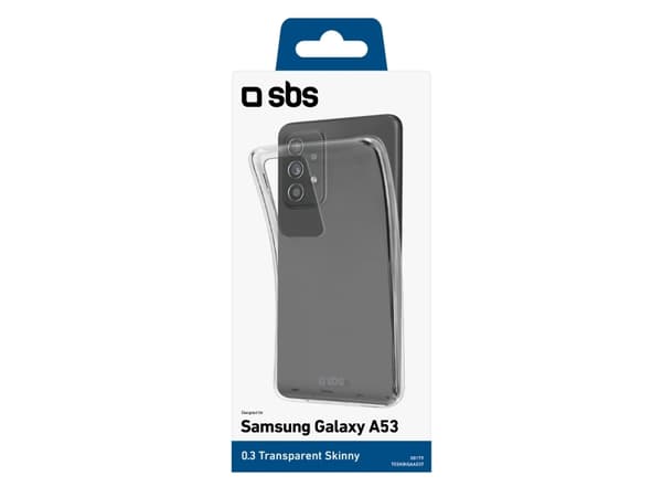 SBS TESKINSAA53T, Suojus, Samsung, Samsung Galaxy A53, 16,4 cm (6.46"), Läpinäkyvä