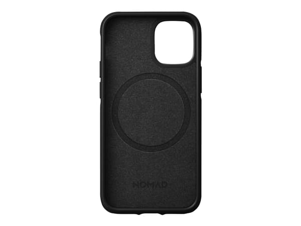 Nomad Modern - Baksidedeksel for mobiltelefon - robust - MagSafe-samsvar - polykarbonat, termoplastisk gummibeholder (TPE), vegetable tanned horween