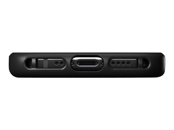 Nomad Modern - Baksidedeksel for mobiltelefon - robust - MagSafe-samsvar - polykarbonat, termoplastisk gummibeholder (TPE), vegetable tanned horween