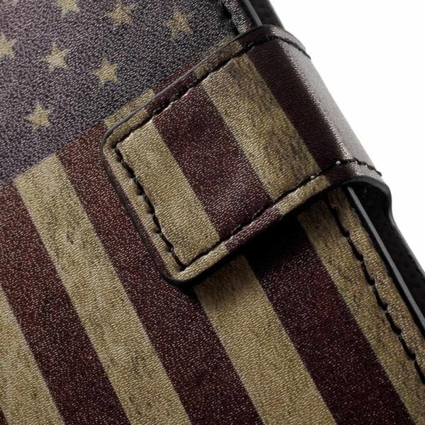 Plånboksfodral Apple iPhone 8 Plus - Flagga USA