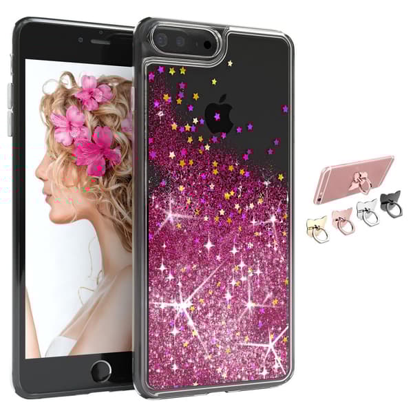 iPhone 7 Plus / 8 Plus - Moving Glitter 3D Bling Phone Case