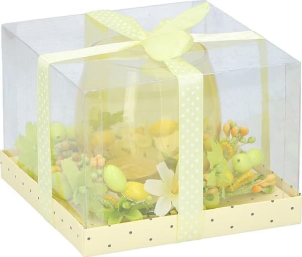 Articasa - Varmeapparat / telys i glass, 11 cm, gavepapir