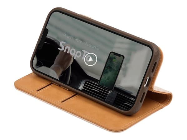 Moshi Overture - Lommebok for mobiltelefon - veganlær - lunarosa - for Apple iPhone 13 Pro Max