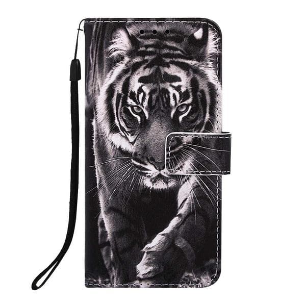 Plånboksfodral iPhone SE (2022) - Tiger