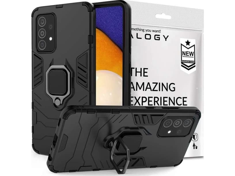 Alogy Alogy Stand Ring Armor case for Samsung Galaxy A52/A52 5G black
