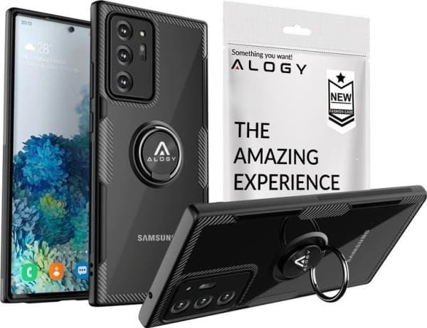 Alogy Alogy Phone case Armor Ring Holder for Galaxy Note 20 Ultra black universal