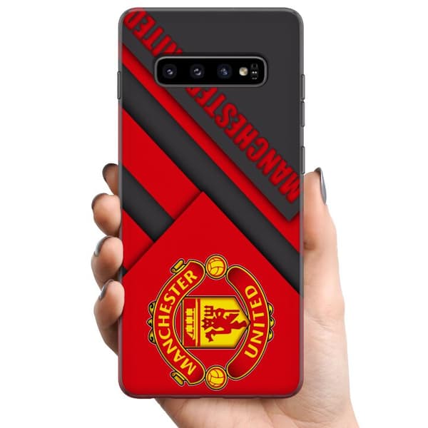 Samsung Galaxy S10 TPU Matkapuhelimen kuori Manchester United