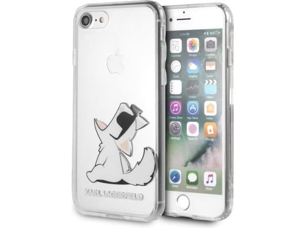 Karl Lagerfeld KLHCI8CFNRC iPhone 7/8 SE 2020 / SE 2022 hardcase transparent Choupette Fun