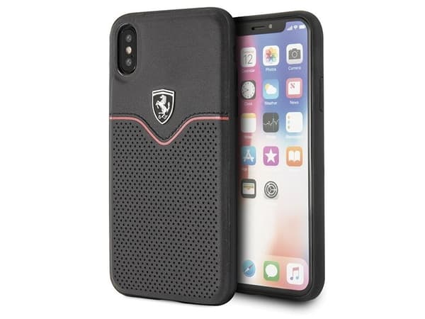 Ferrari Ferrari kovakotelo FEOVEHCI65BK iPhone Xs Max musta/musta Off Track Victory universaali