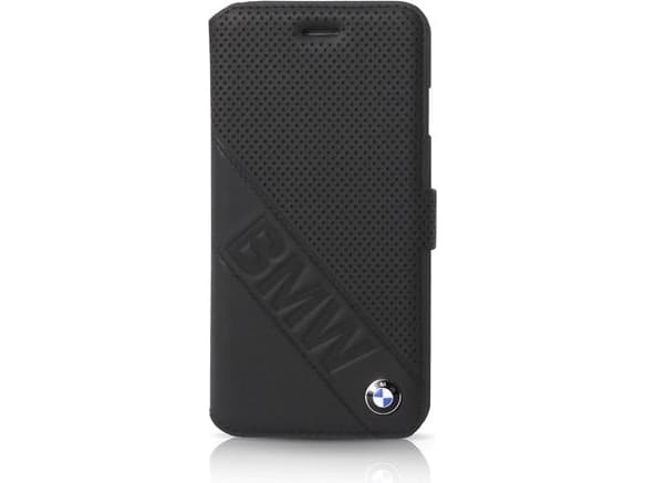 BMW Signature Leather Booktype dėklas, skirtas Sony Z5 - juodas