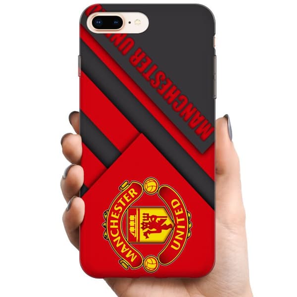 Apple iPhone 8 Plus TPU Mobilcover Manchester United