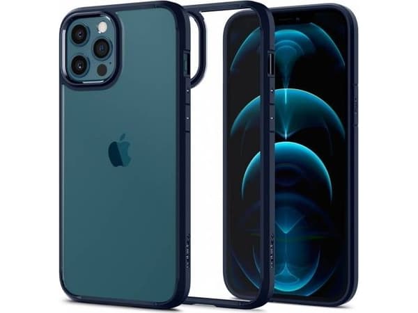 Spigen Ultra Hybrid, Suojus, Apple, iPhone 12 / iPhone 12 Pro, 15,5 cm (6.1"), Sininen
