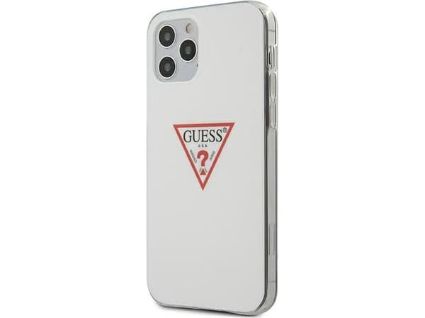 Guess GUHCP12MPCUCTLWH iPhone12/12 Pro 6,1" white hardcase Triangle Collection