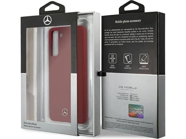 Mercedes Mercedes MEHCS21MSILRE S21 + G996 rød/rød hardcase silikonlinje