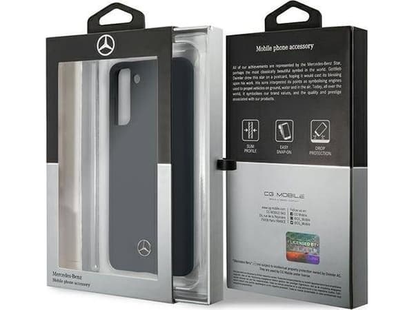 Mercedes MEHCS21MSILNA S21 + G996 sininen/sininen kovakotelo Silikoni Line