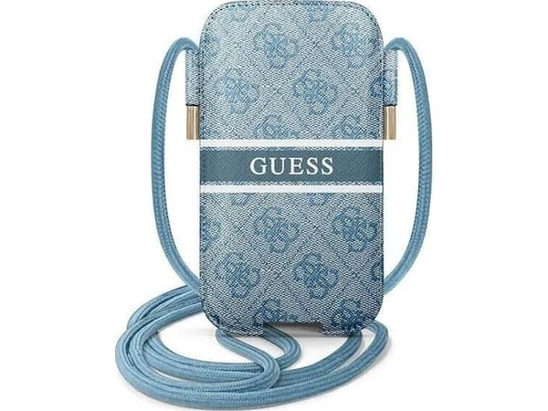 Guess Guess Handväska GUPHM4GDBL 6.1 "blå/blå hårdväska 4G Stripe