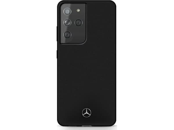 Mercedes Mercedes Mercedes MEHCS21LSILBK S21 Ultra G998 musta/musta kova kotelo Silikoni Line