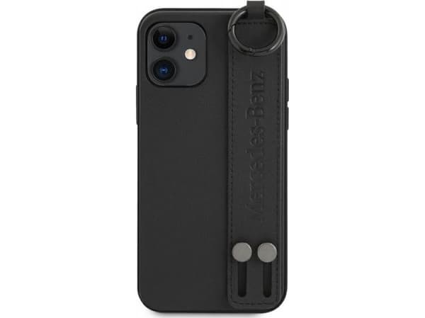 Veske Mercedes MEHCP12SLSSBK iPhone 12 mini 5.4" Svart/svart Hard Case Strap Line
