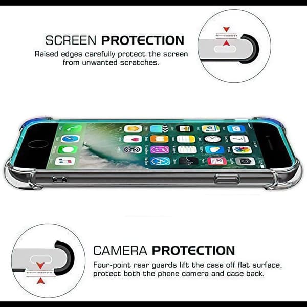 iPhone 7 Plus / 8 Plus - Card Cover / Beskyttelse Transparent